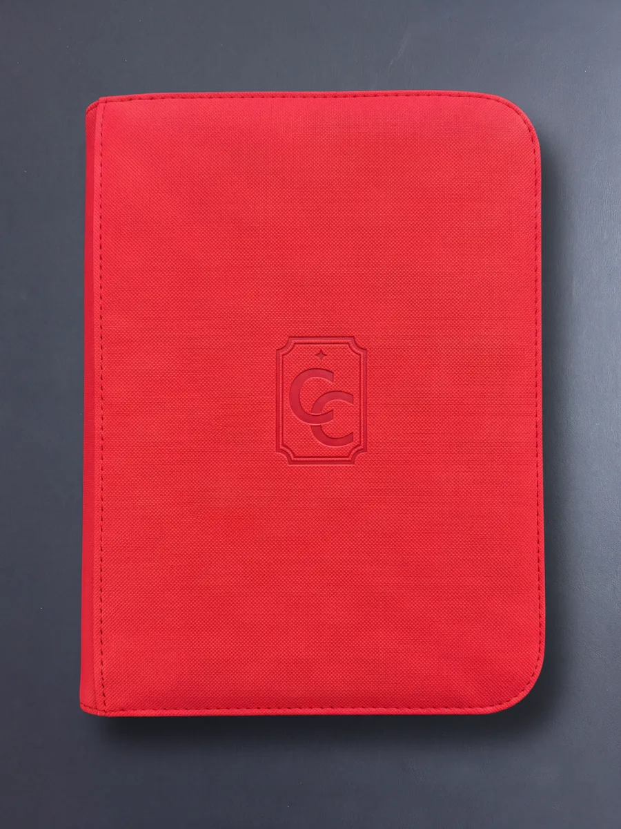 Zip binder cover — laser engraving preview | CaliffoCustomTCG
