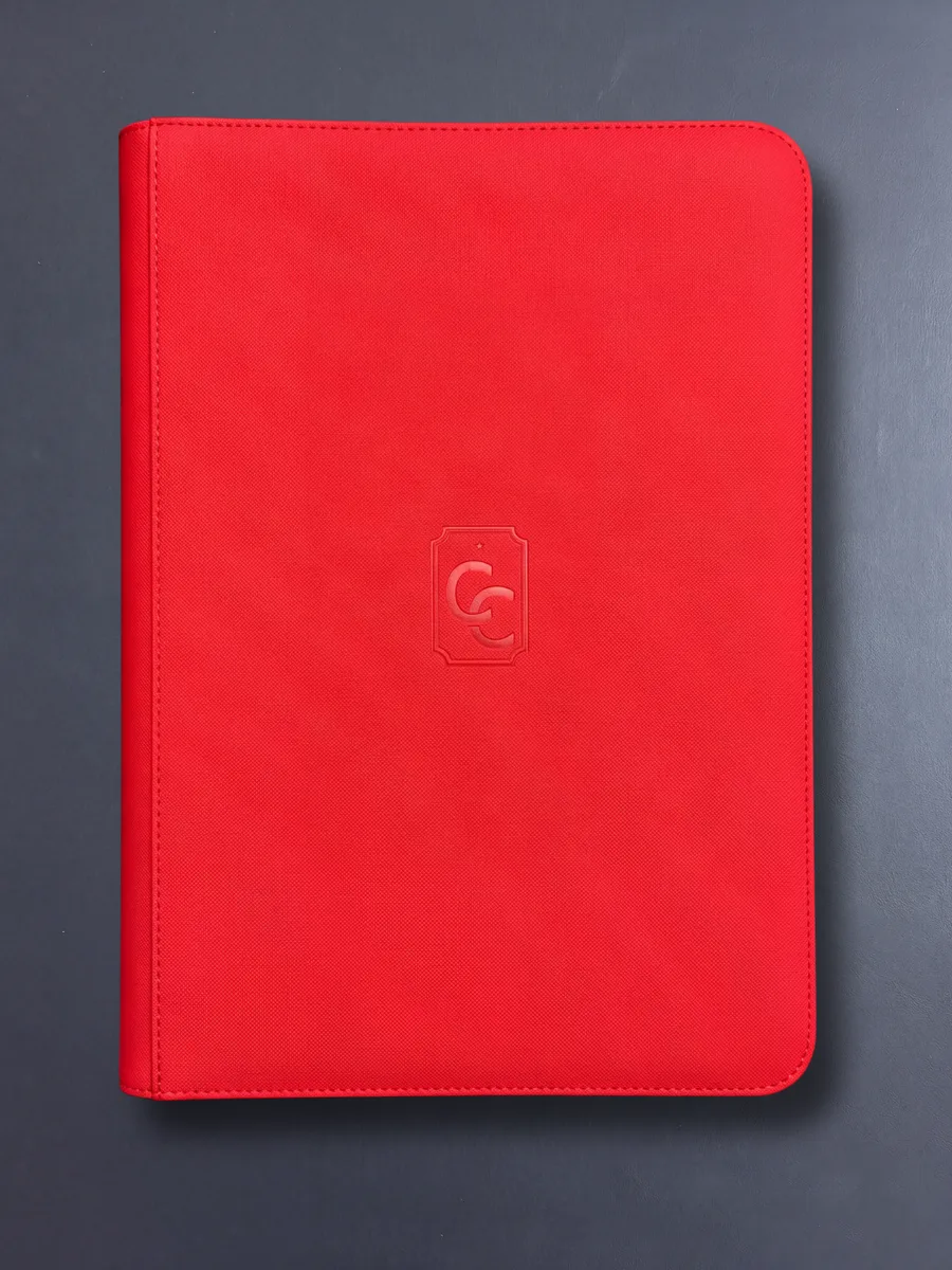 Zip binder cover — laser engraving preview | CaliffoCustomTCG