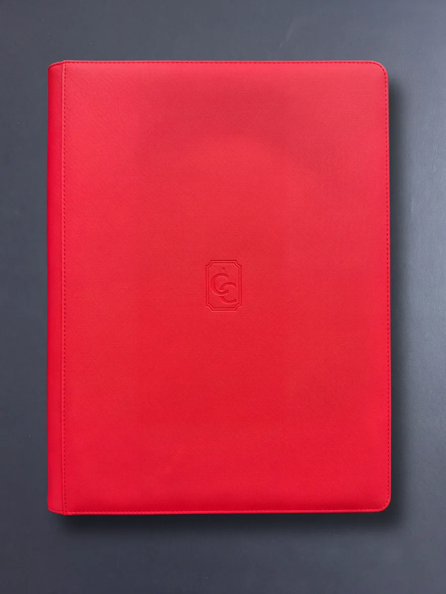 Zip binder cover — laser engraving preview | CaliffoCustomTCG