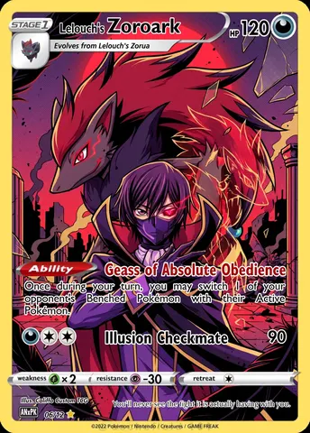 Zoroark — custom anime crossover card | CaliffoCustomTCG