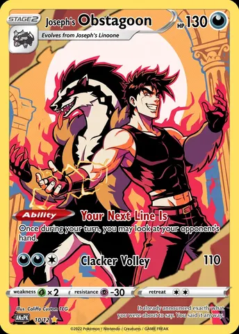 Obstagoon — custom anime crossover card | CaliffoCustomTCG