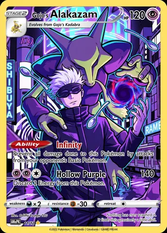 Alakazam — custom anime crossover card | CaliffoCustomTCG