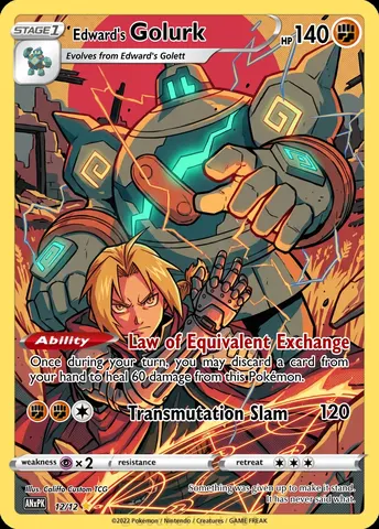 Golurk — custom anime crossover card | CaliffoCustomTCG