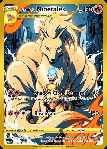 Ninetales — custom anime crossover card | CaliffoCustomTCG