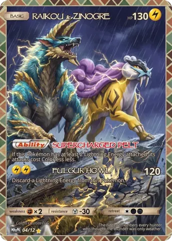 Raikou × Zinogre — custom Monster Hunter crossover card | CaliffoCustomTCG