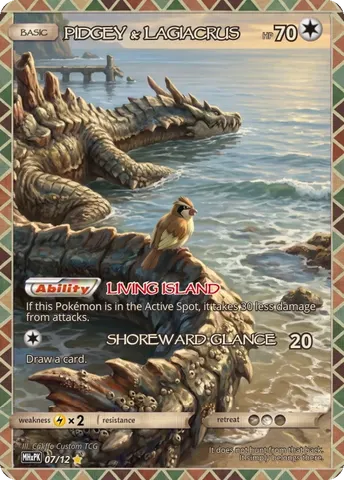 Pidgey × Lagiacrus — custom Monster Hunter crossover card | CaliffoCustomTCG
