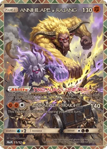 Annihilape × Rajang — custom Monster Hunter crossover card | CaliffoCustomTCG