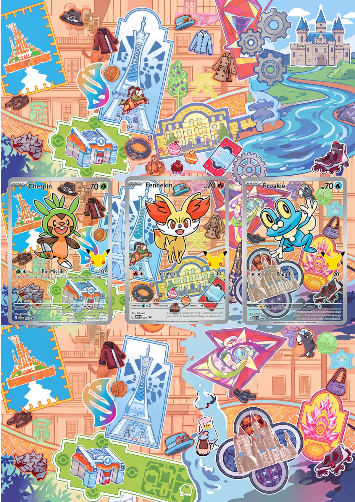 Extended art 30th Kalos Set — 30th Anniversary First Partners · Frame | CaliffoCustomTCG