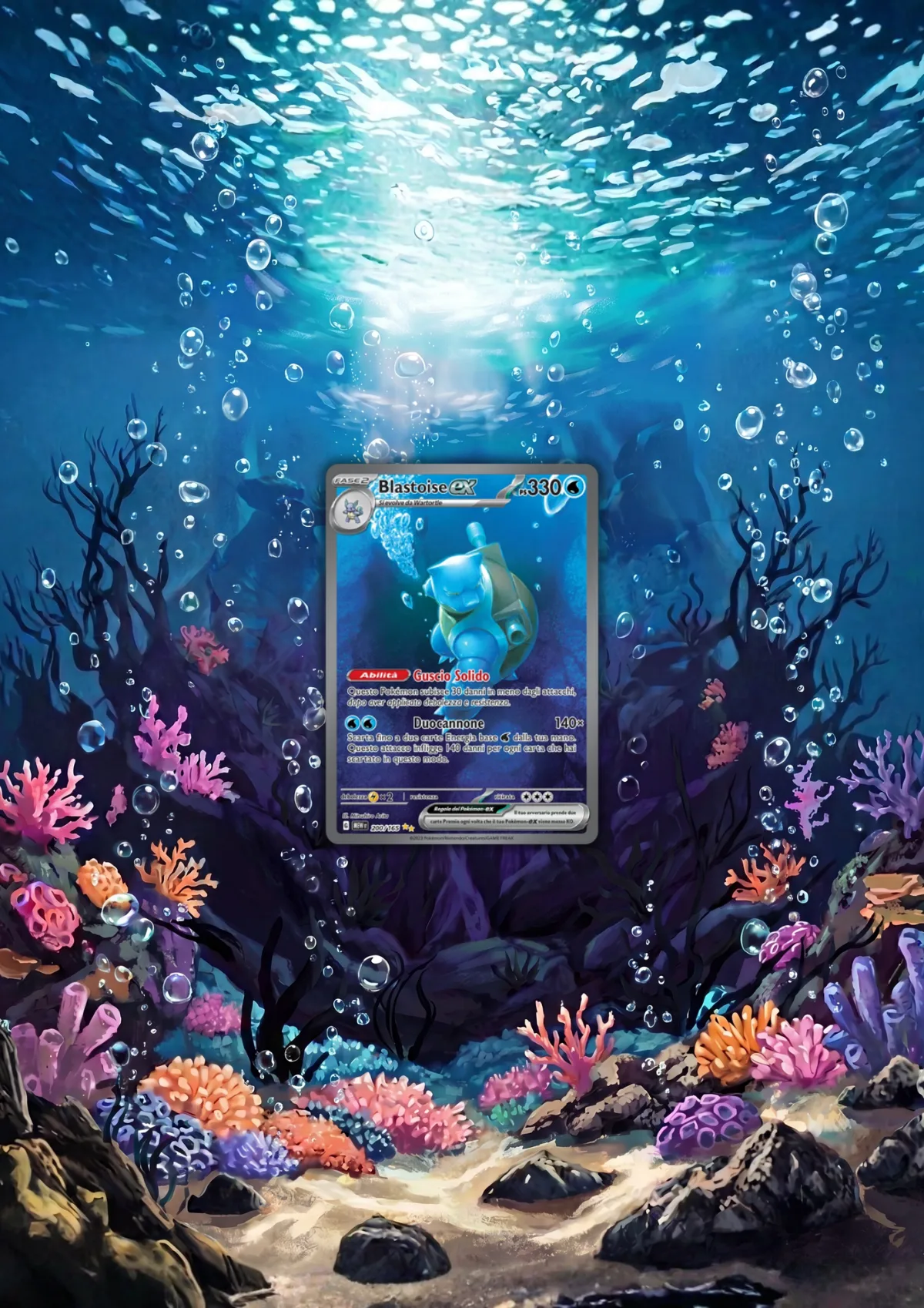 Extended art Blastoise — Pokemon 151 · Frame | CaliffoCustomTCG