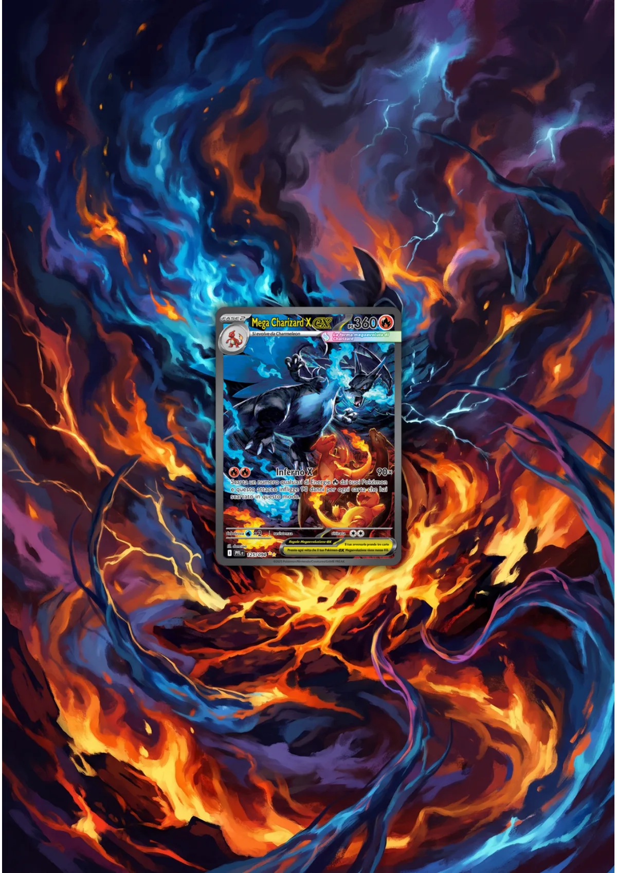 Charizard X — Phantasmal Flames framed extended art | CaliffoCustomTCG