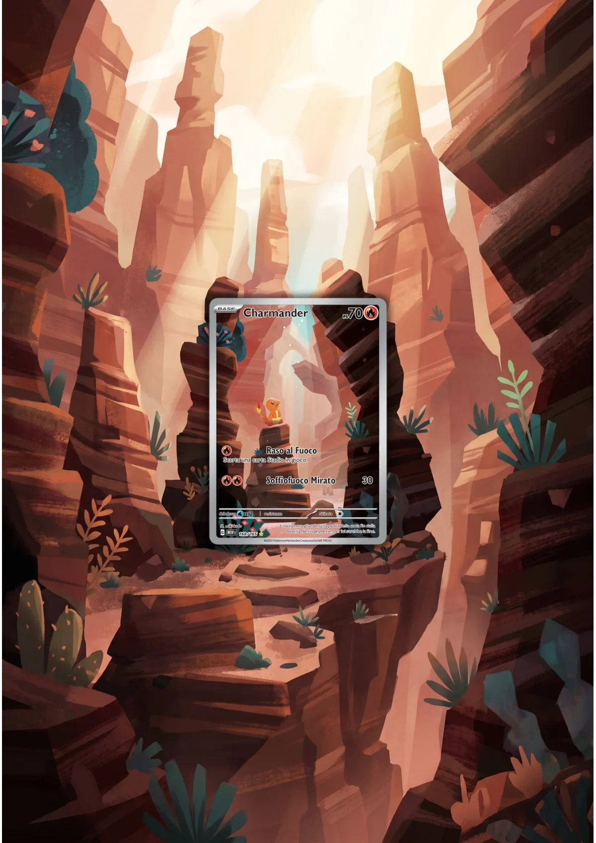 Extended art Charmander — Pokemon 151 · Frame | CaliffoCustomTCG