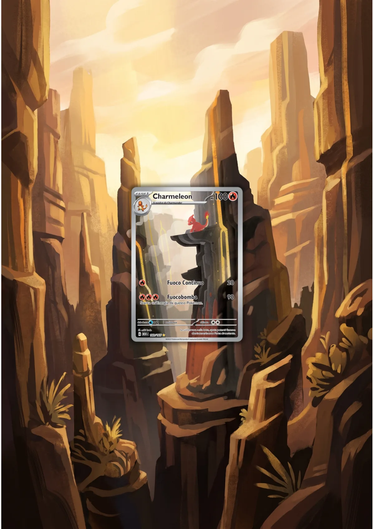 Extended art Charmeleon — Pokemon 151 · Frame | CaliffoCustomTCG