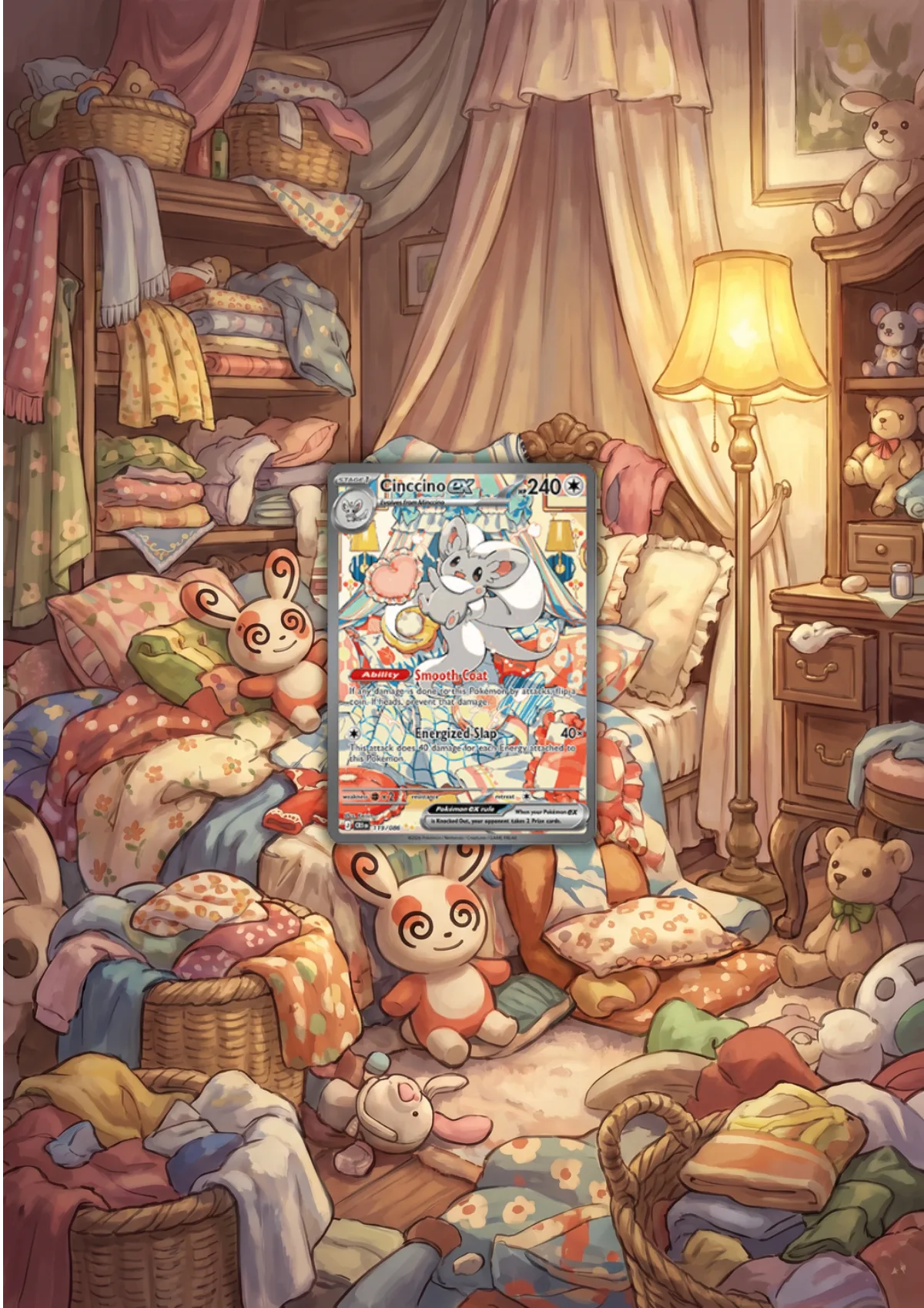 Extended art Cinccino — Chaos Rising · Frame | CaliffoCustomTCG