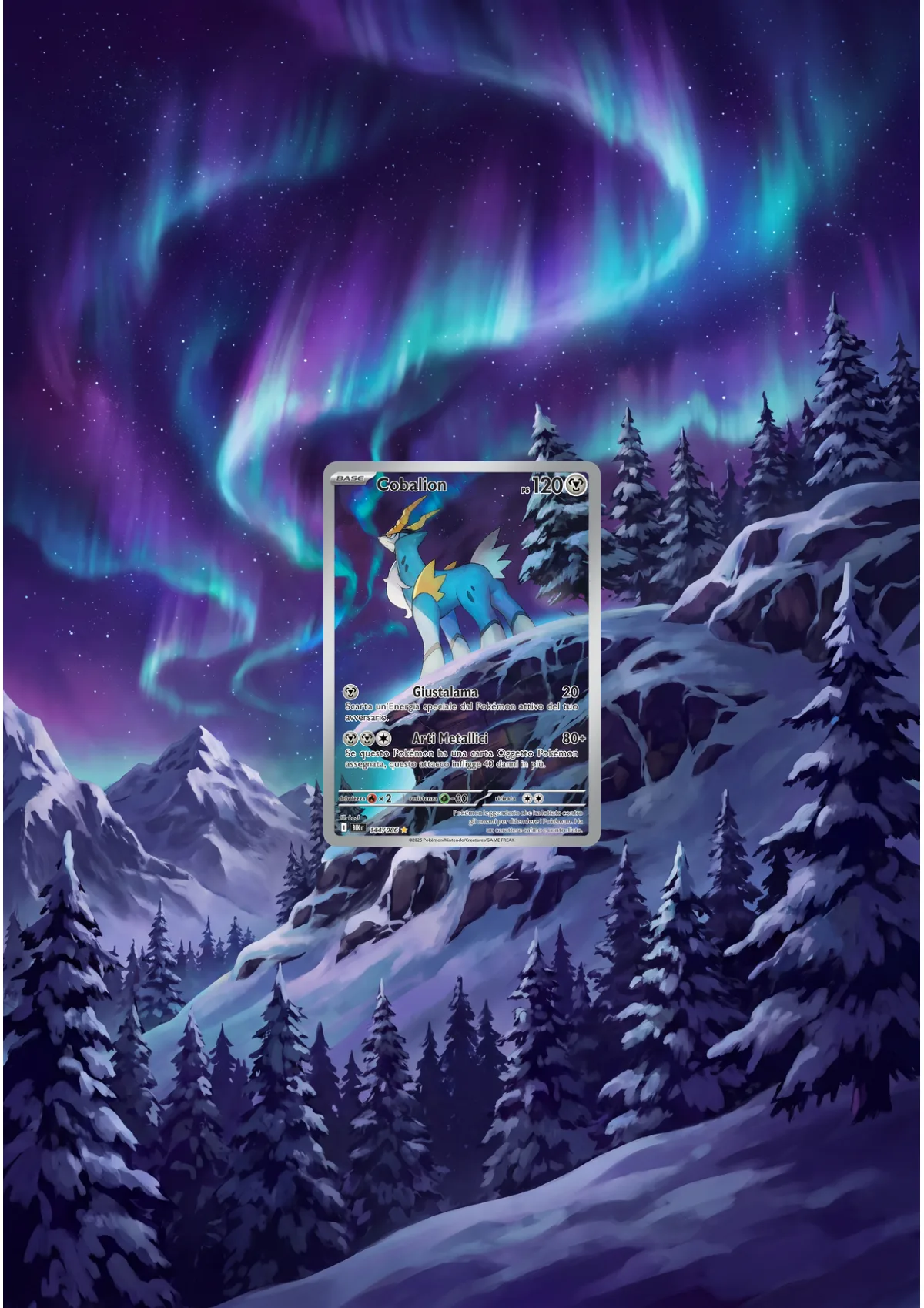 Extended art Cobalion — Black Bolt · Frame | CaliffoCustomTCG