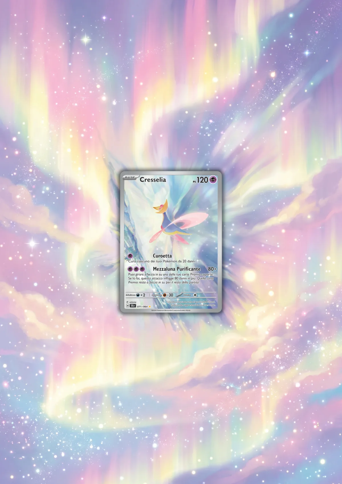 Extended art Cresselia — Shrouded Fable · Frame | CaliffoCustomTCG