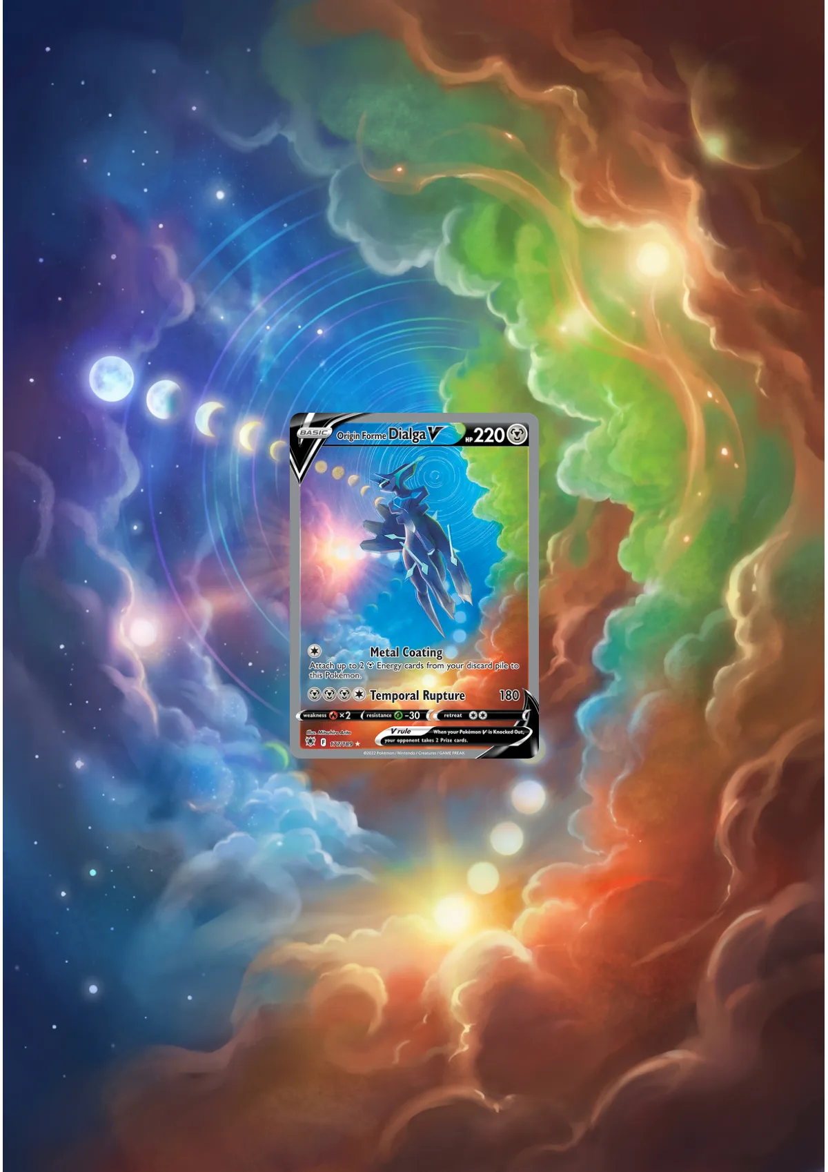 Extended art Dialga — Astral Radiance · Frame | CaliffoCustomTCG