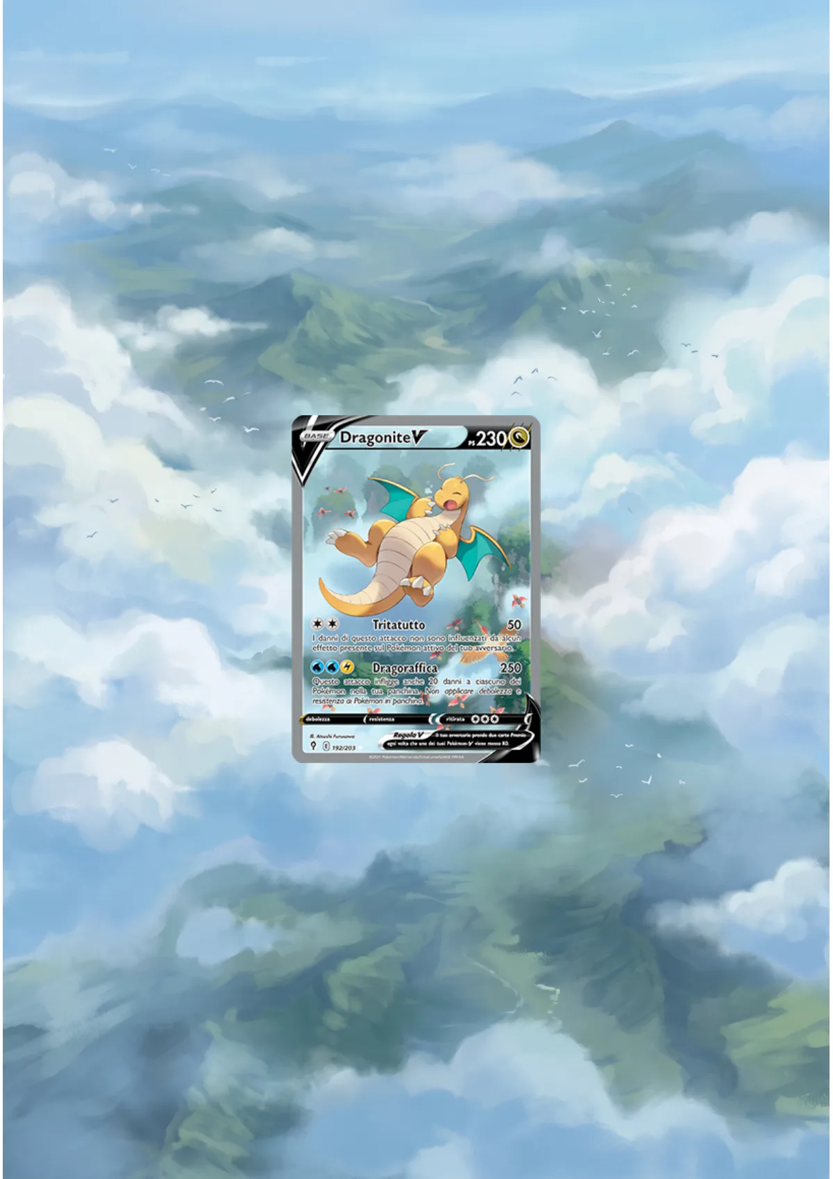 Extended art Dragonite — Evolving Skies · Frame | CaliffoCustomTCG