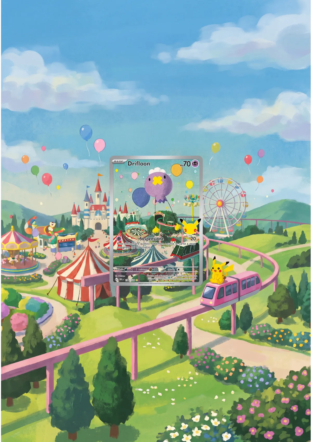Extended art Drifloon — 30th Anniversary · Frame | CaliffoCustomTCG