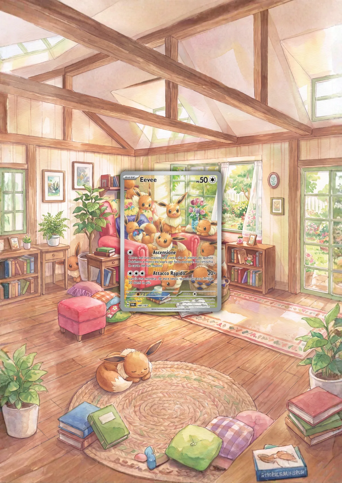 Extended art Eevee — Twilight Masquerade · Frame | CaliffoCustomTCG