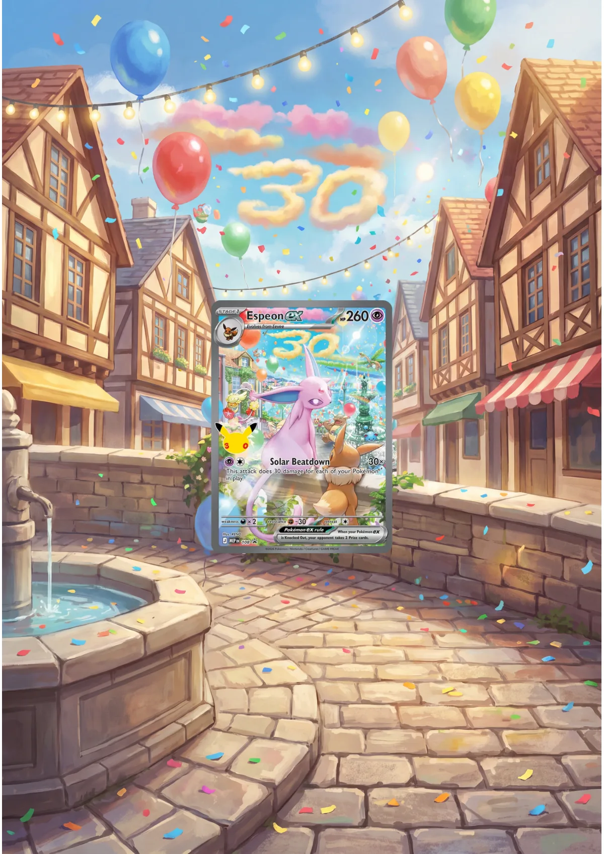Extended art Espeon — Mega Evolution Promos · Frame | CaliffoCustomTCG
