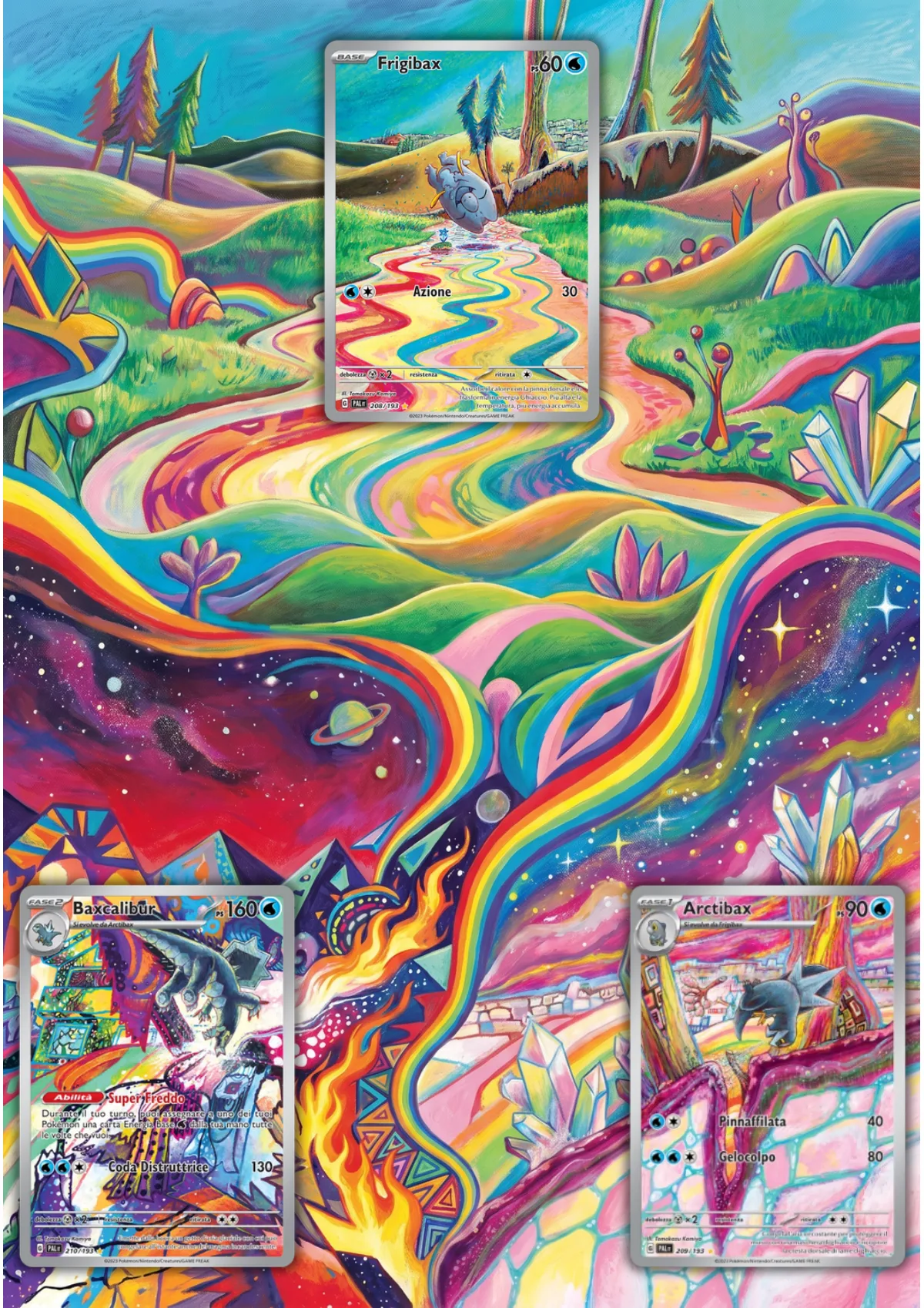 Extended art Baxcalibur Line — Paldea Evolved · Frame | CaliffoCustomTCG
