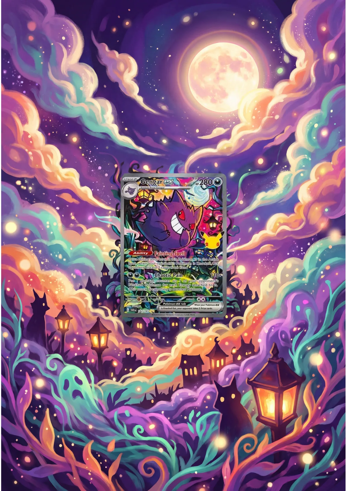 Extended art Gengar — 30th Anniversary · Frame | CaliffoCustomTCG