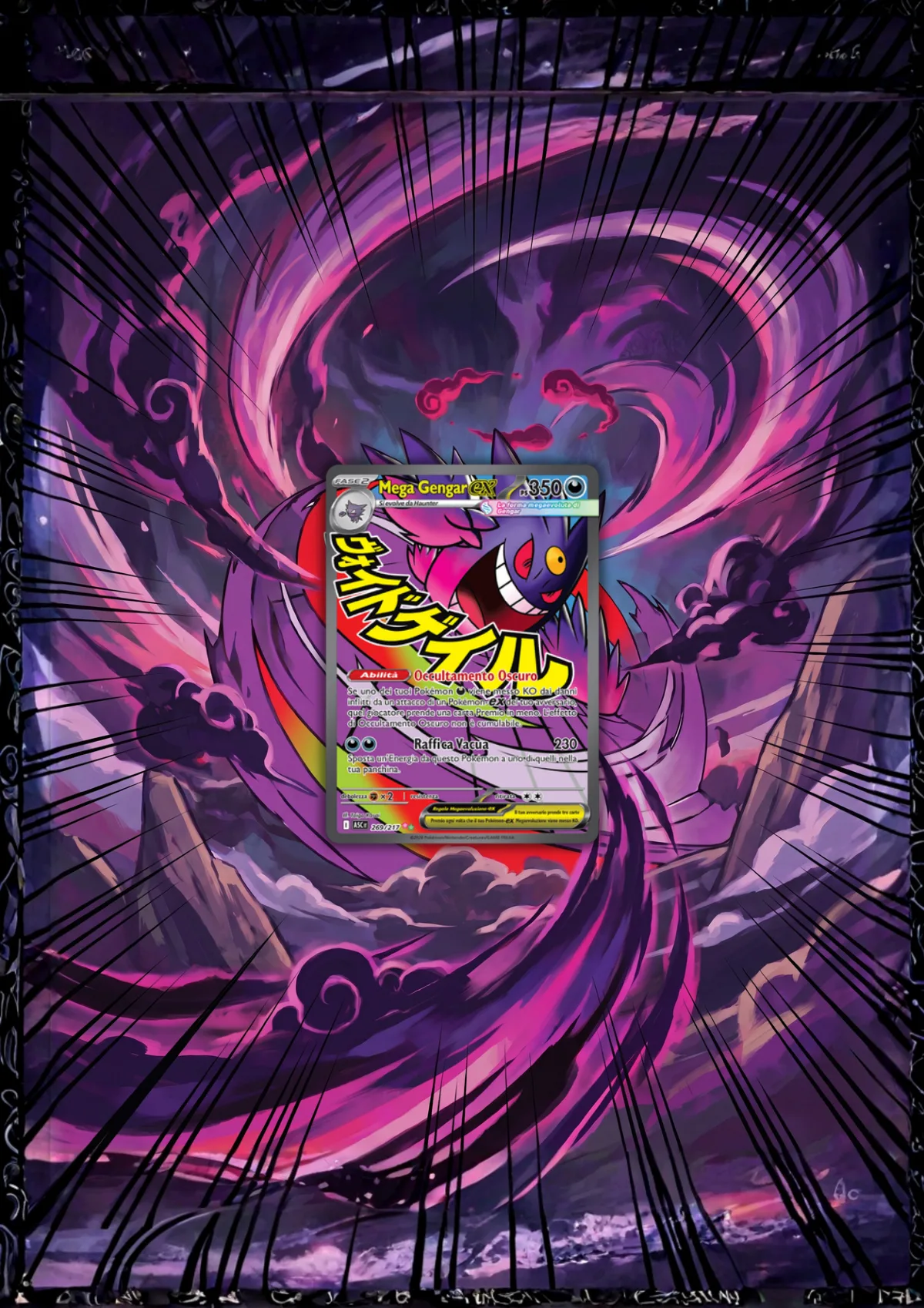 Extended art Gengar — Ascended Heroes · Frame | CaliffoCustomTCG