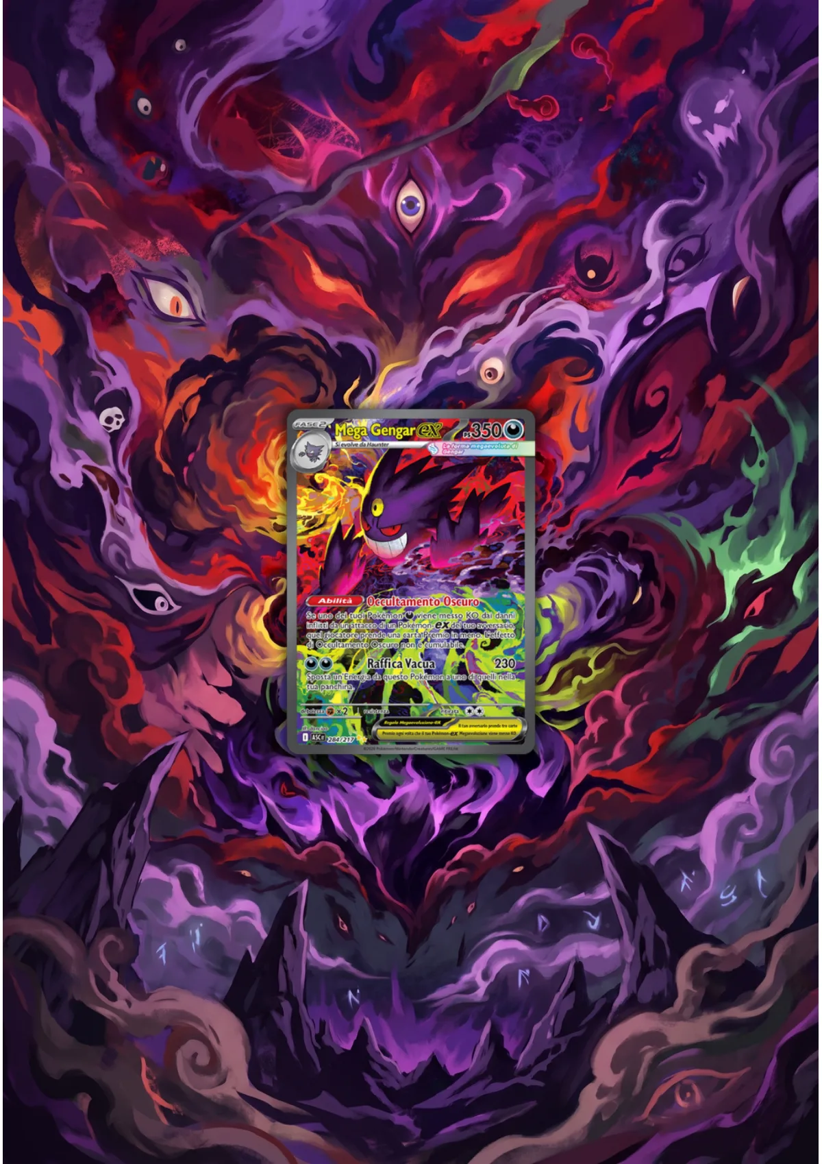 Extended art Gengar — Ascended Heroes · Frame | CaliffoCustomTCG