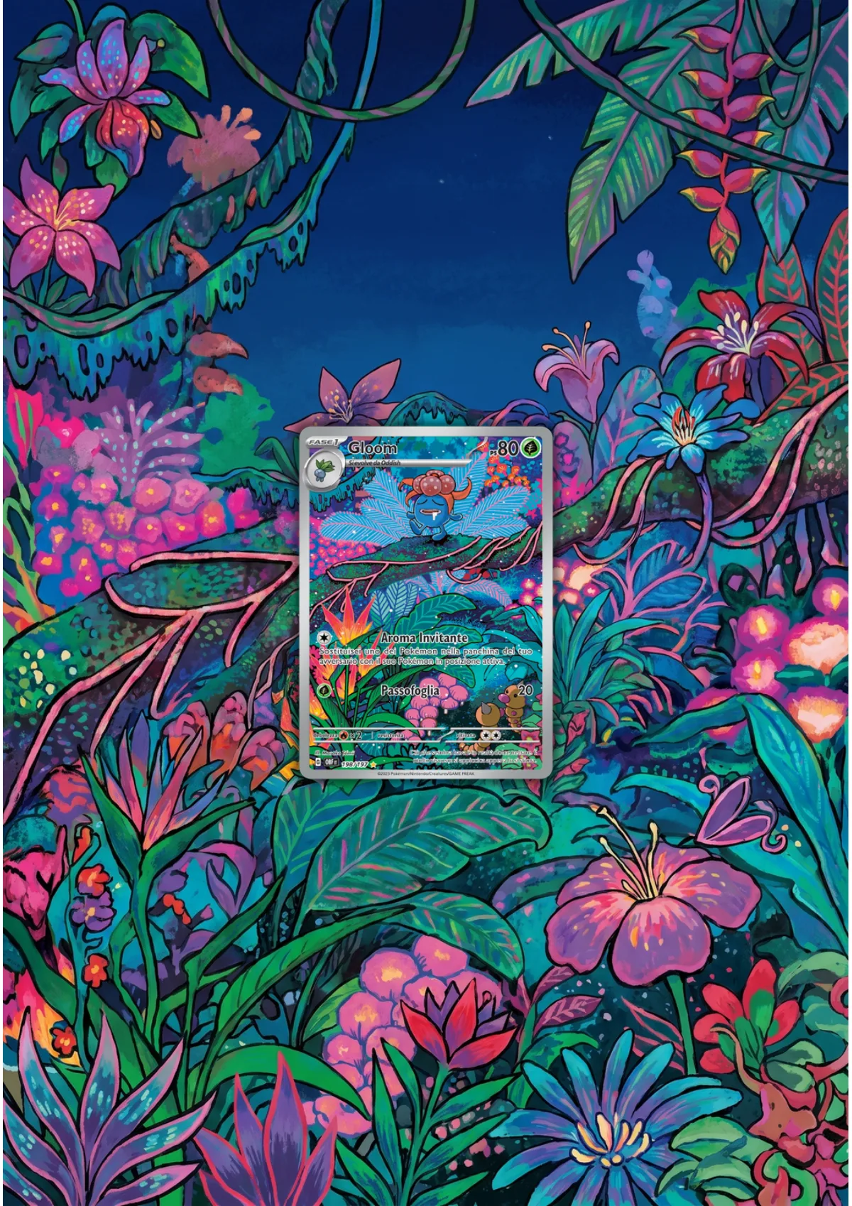 Extended art Gloom — Obsidian Flames · Frame | CaliffoCustomTCG