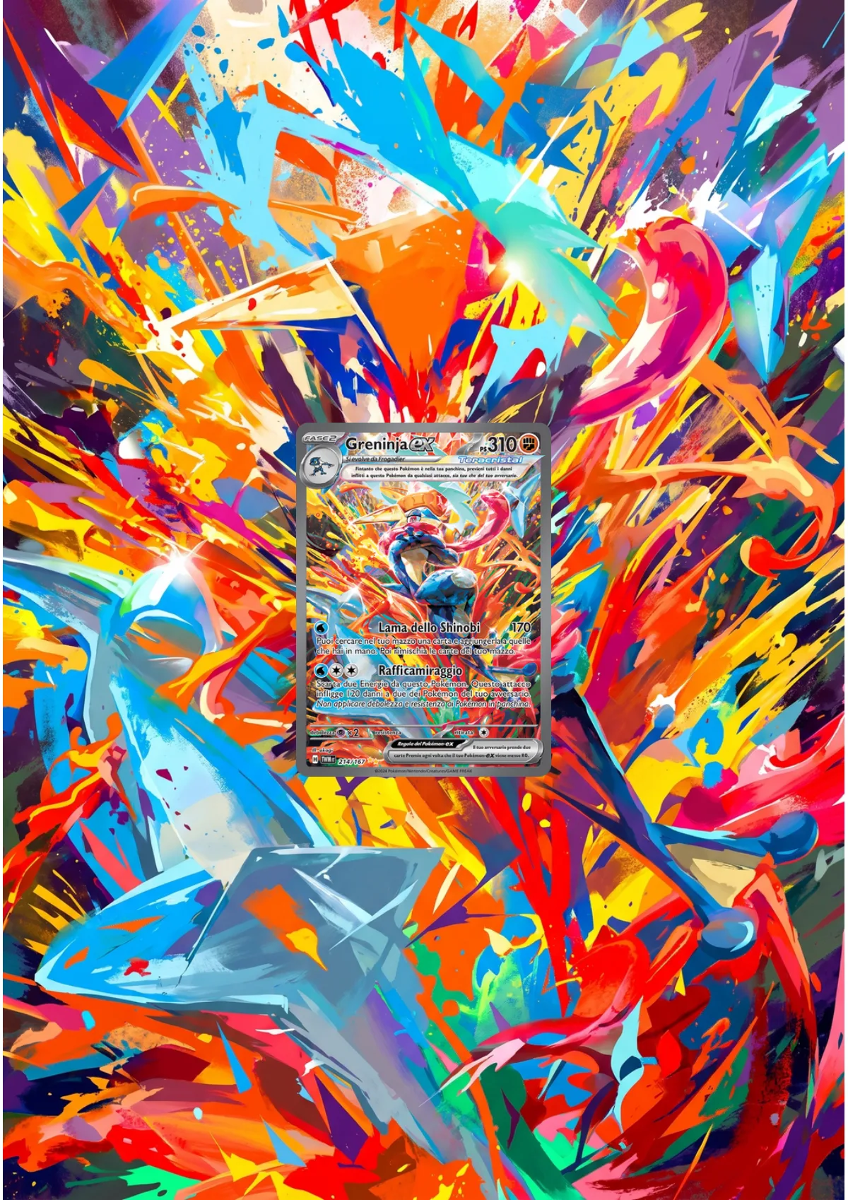Extended art Greninja — Twilight Masquerade · Frame | CaliffoCustomTCG