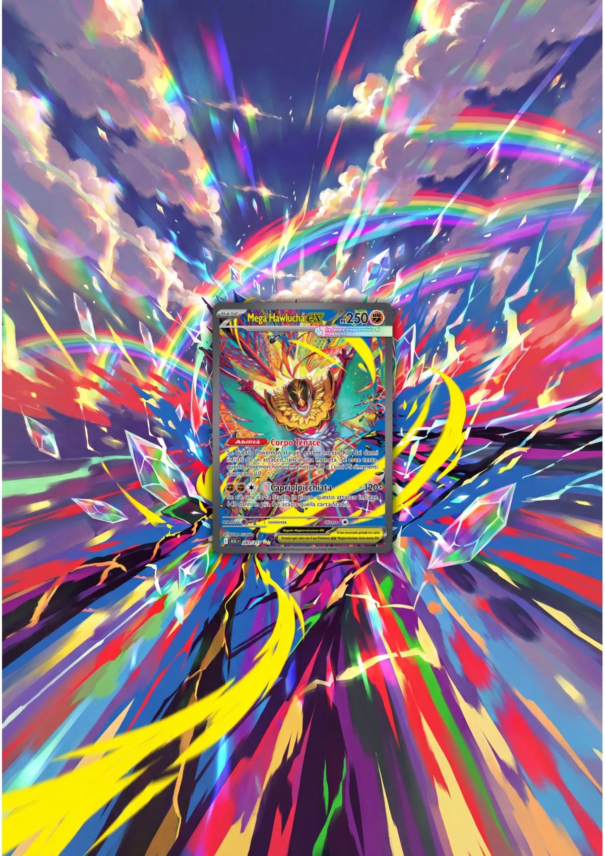 Extended art Hawlucha — Ascended Heroes · Frame | CaliffoCustomTCG