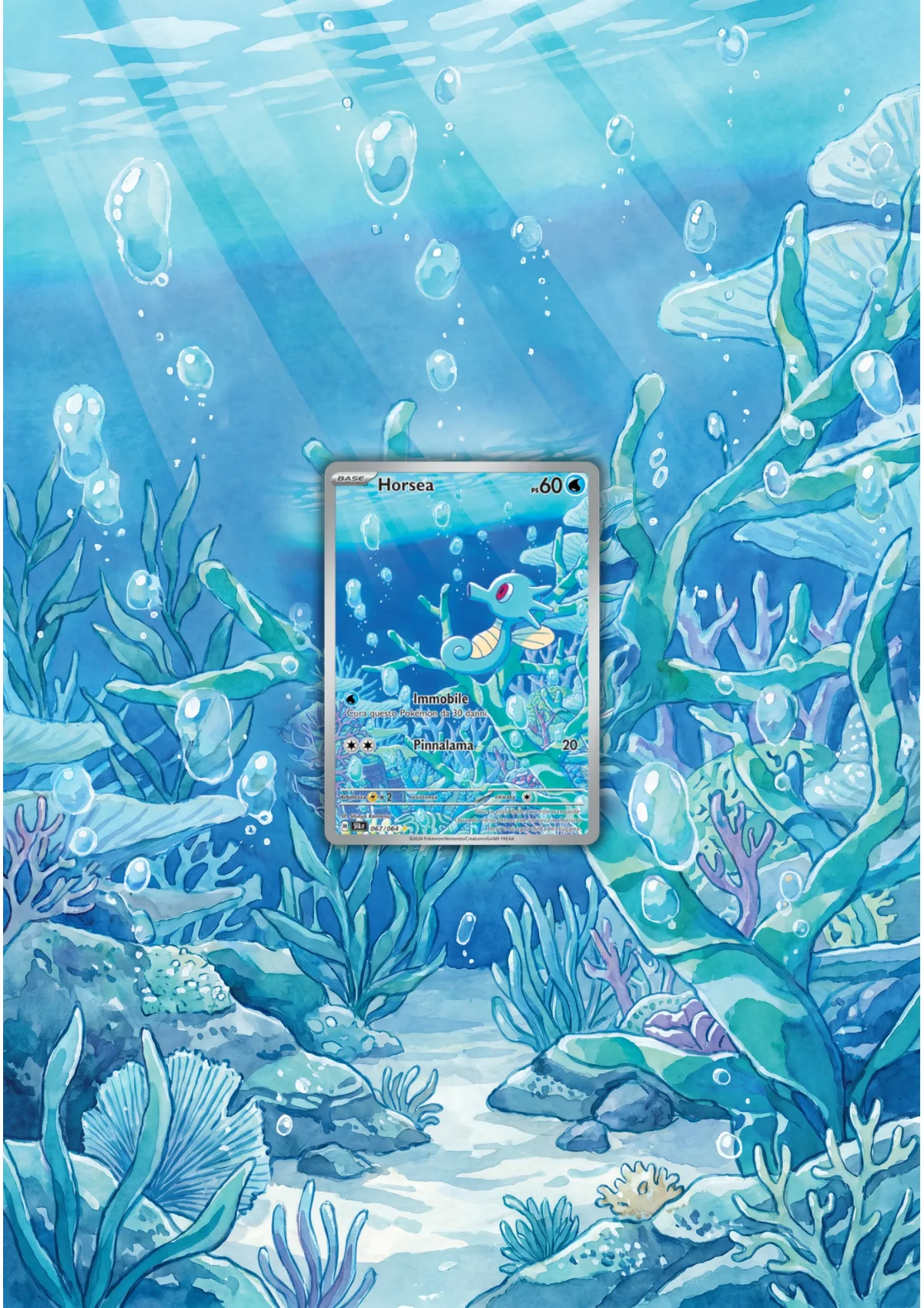 Extended art Horsea — Shrouded Fable · Frame | CaliffoCustomTCG