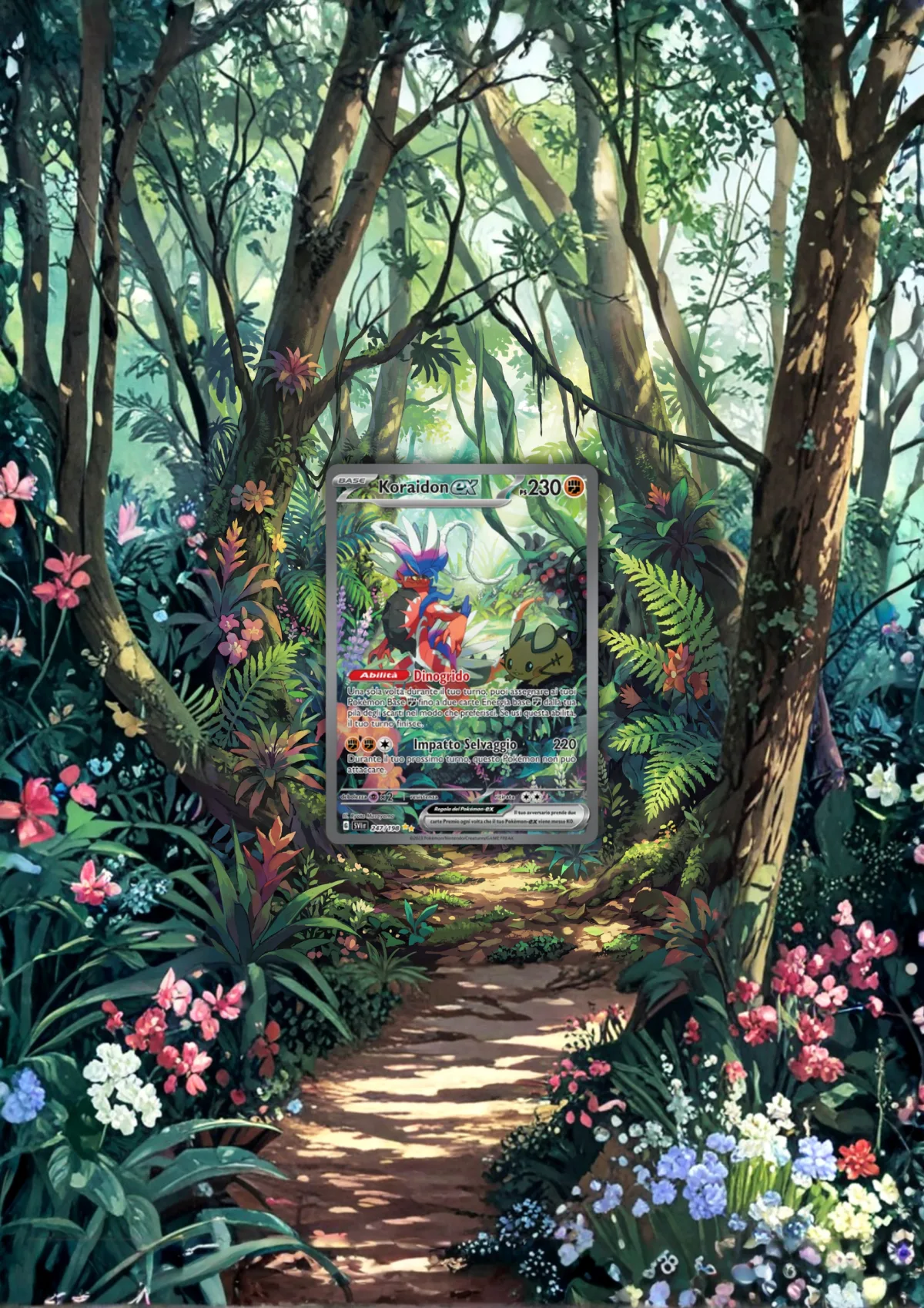 Extended art Koraidon — Scarlet & Violet · Frame | CaliffoCustomTCG