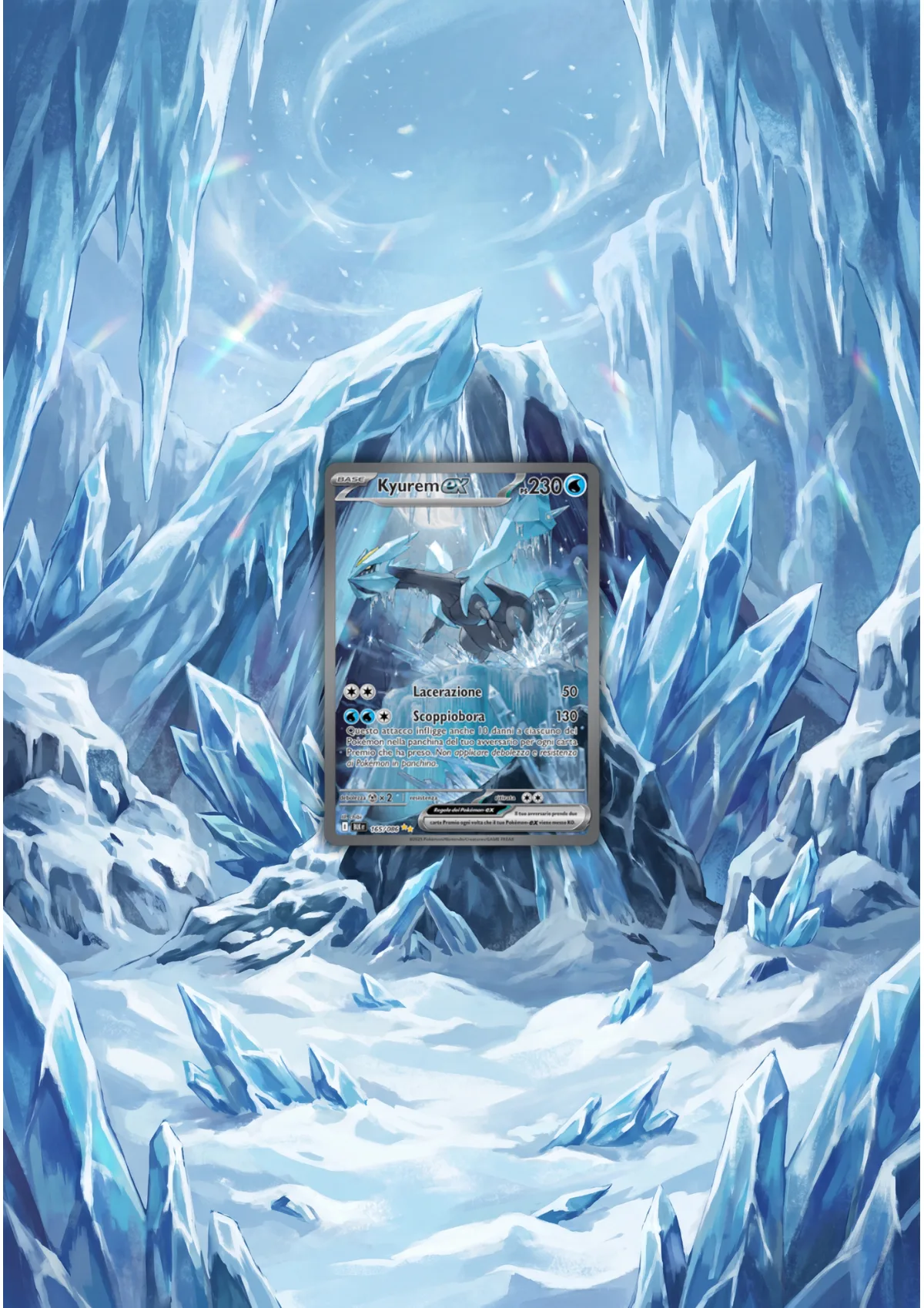 Extended art Kyurem — Black Bolt · Frame | CaliffoCustomTCG
