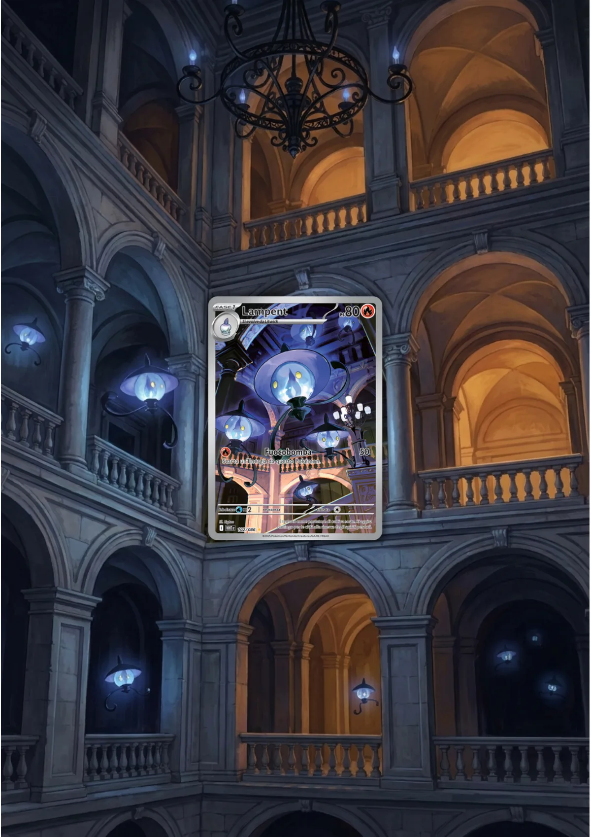 Extended art Lampent — White Flare · Frame | CaliffoCustomTCG