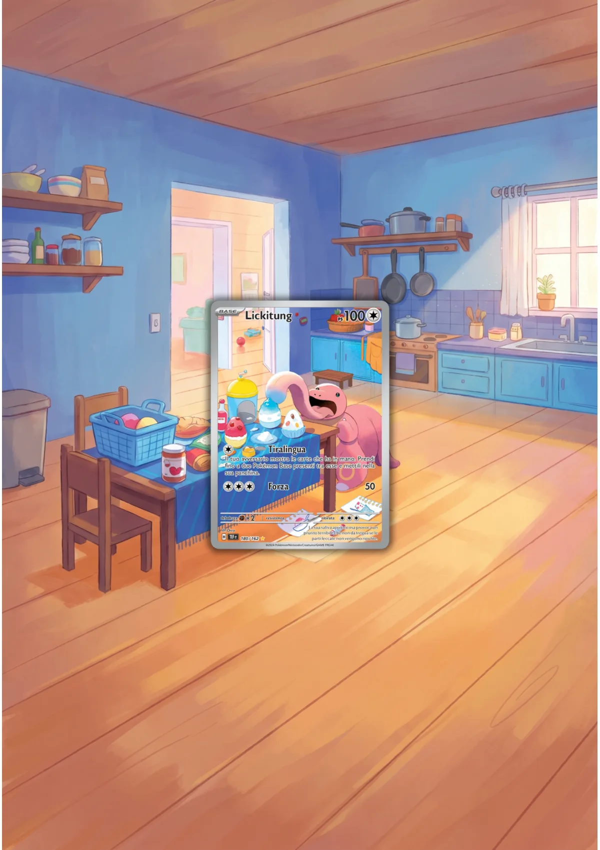 Extended art Lickitung — Temporal Forces · Frame | CaliffoCustomTCG