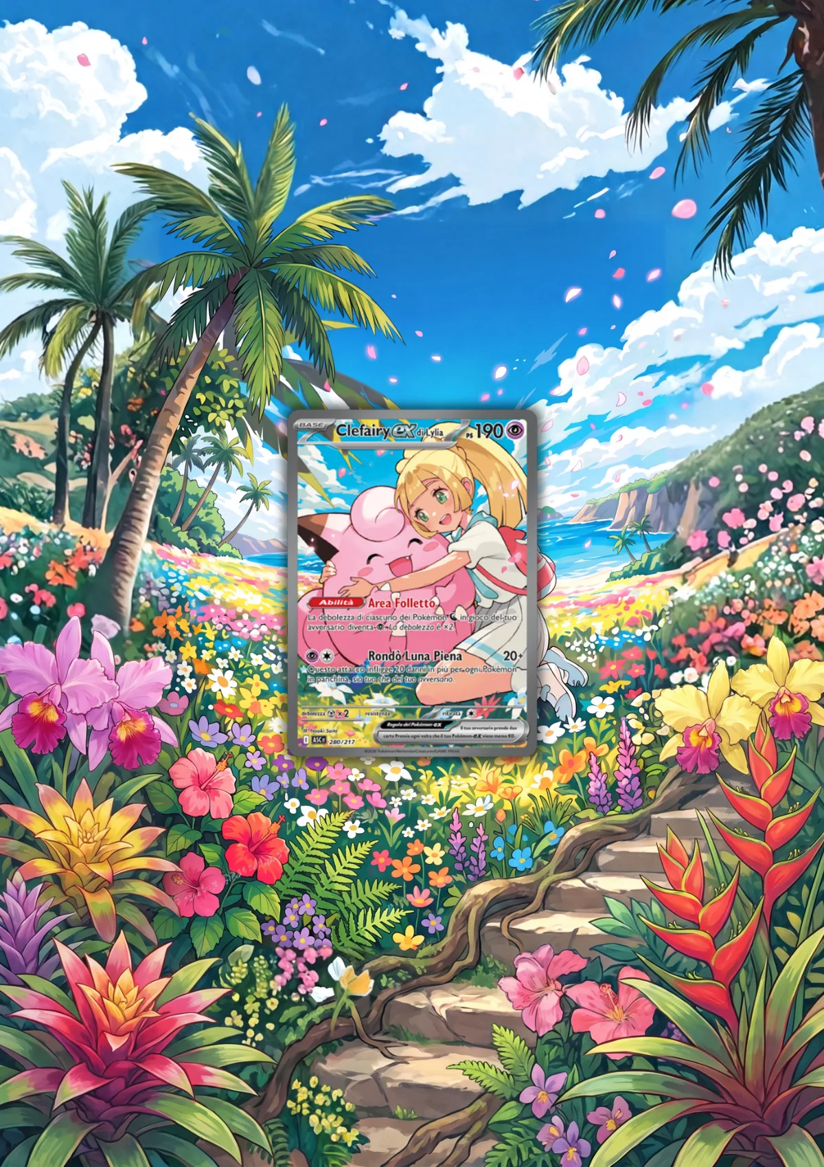 Extended art Lillie's Clefairy — Ascended Heroes · Frame | CaliffoCustomTCG