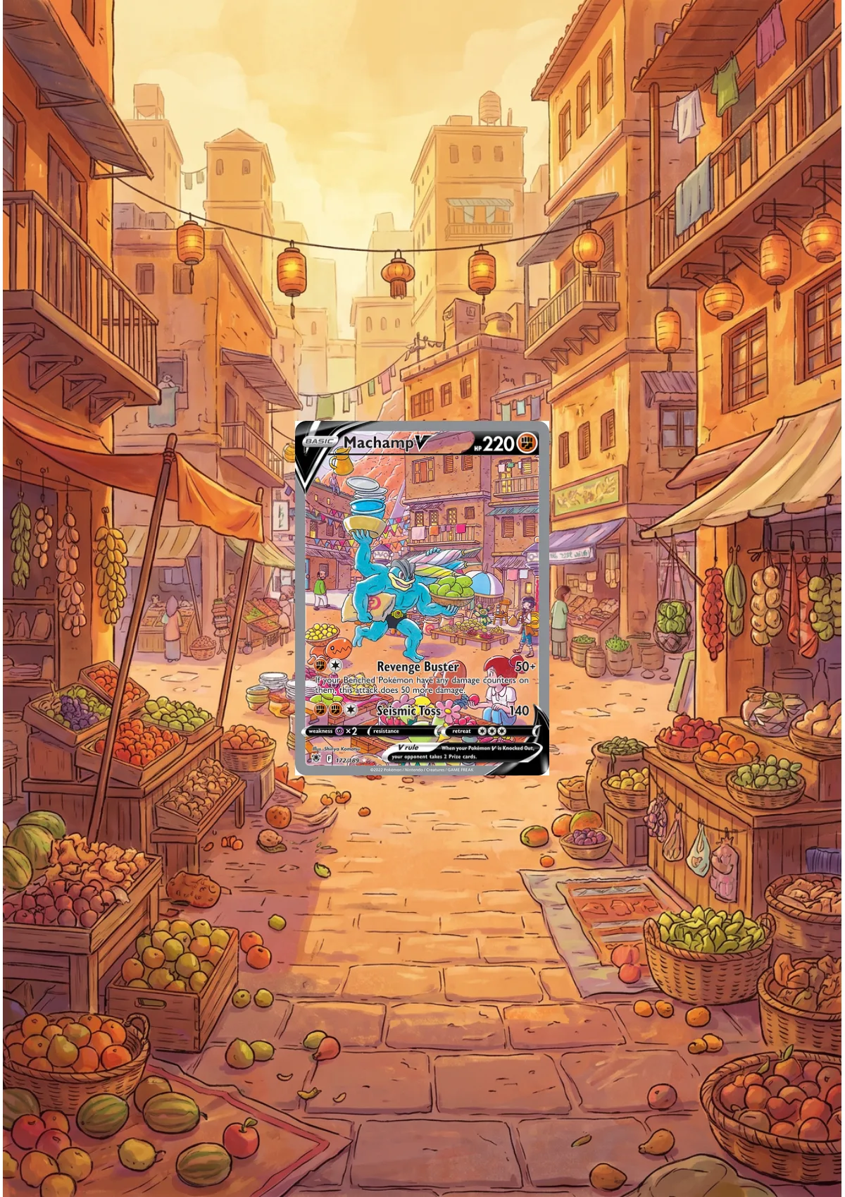 Extended art Machamp — Astral Radiance · Frame | CaliffoCustomTCG