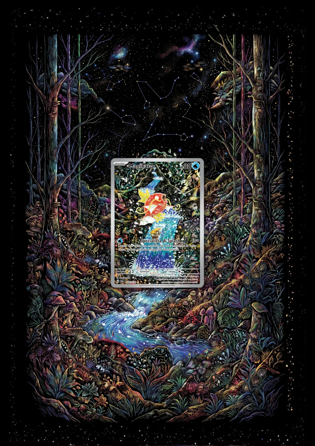 Extended art Magikarp — Paldea Evolved · Frame | CaliffoCustomTCG