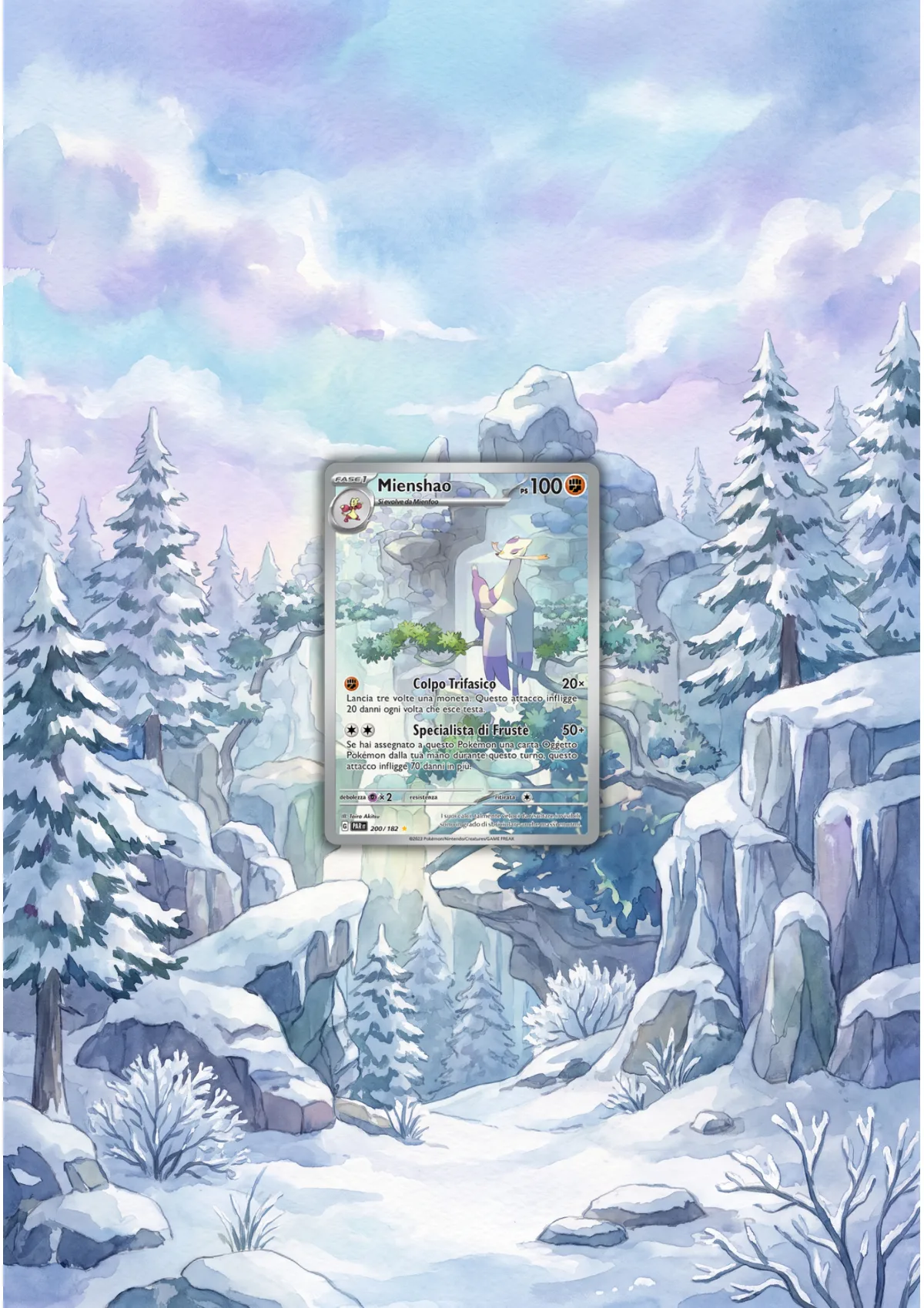 Extended art Mienshao — Paradox Rift · Frame | CaliffoCustomTCG