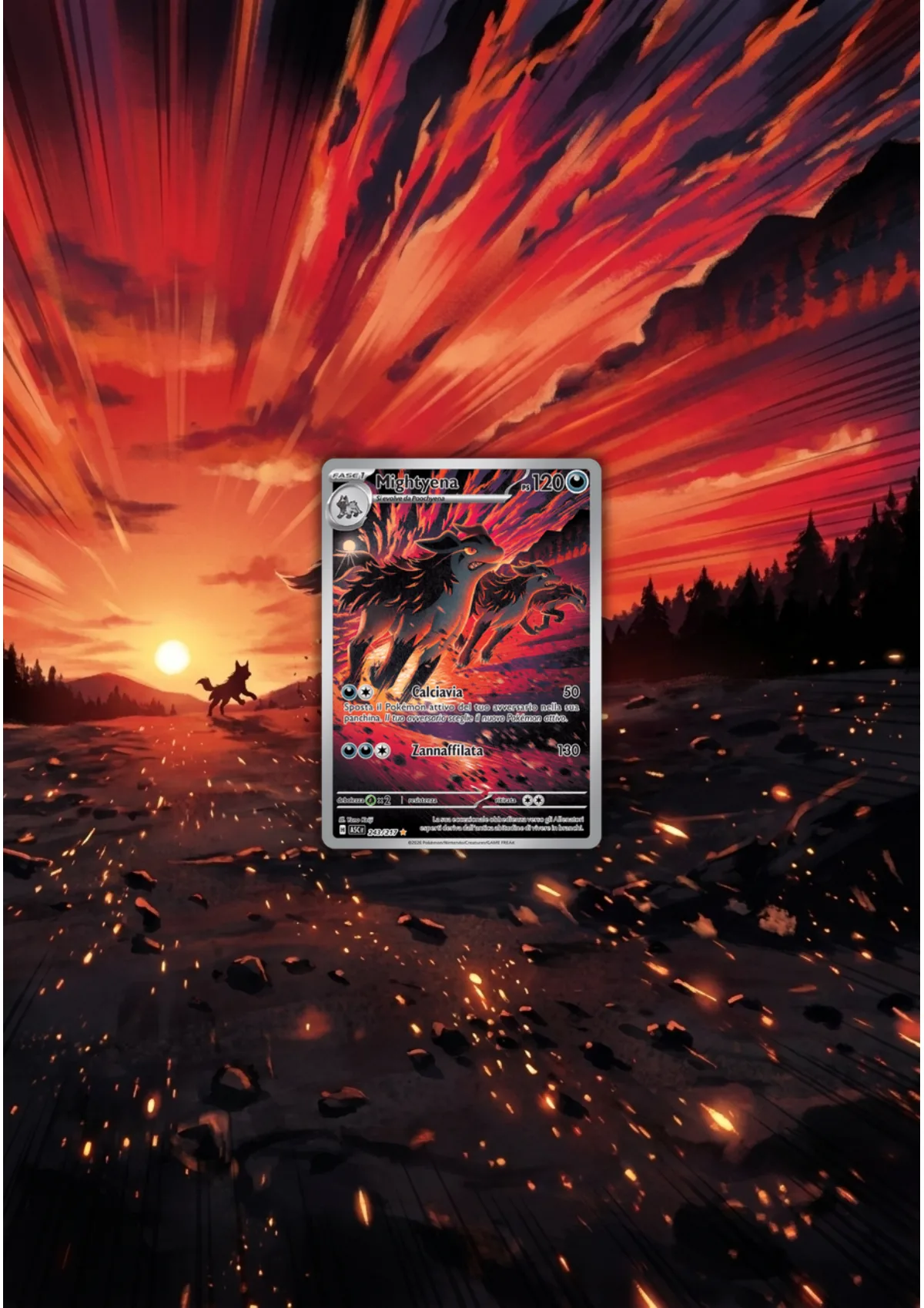 Extended art Mightyena — Ascended Heroes · Frame | CaliffoCustomTCG