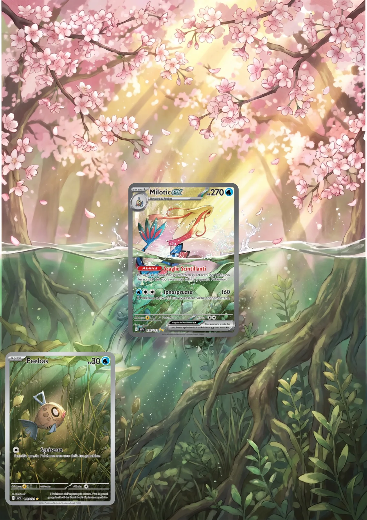 Feebas — Surging Sparks framed extended art | CaliffoCustomTCG