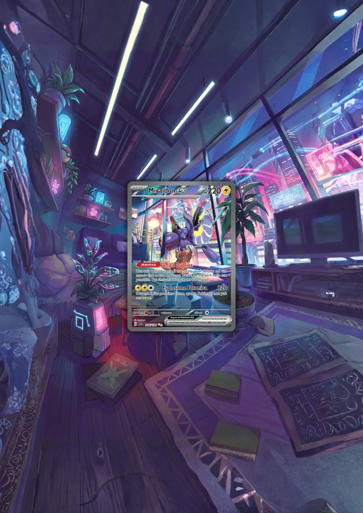 Extended art Miraidon — Scarlet & Violet · Frame | CaliffoCustomTCG