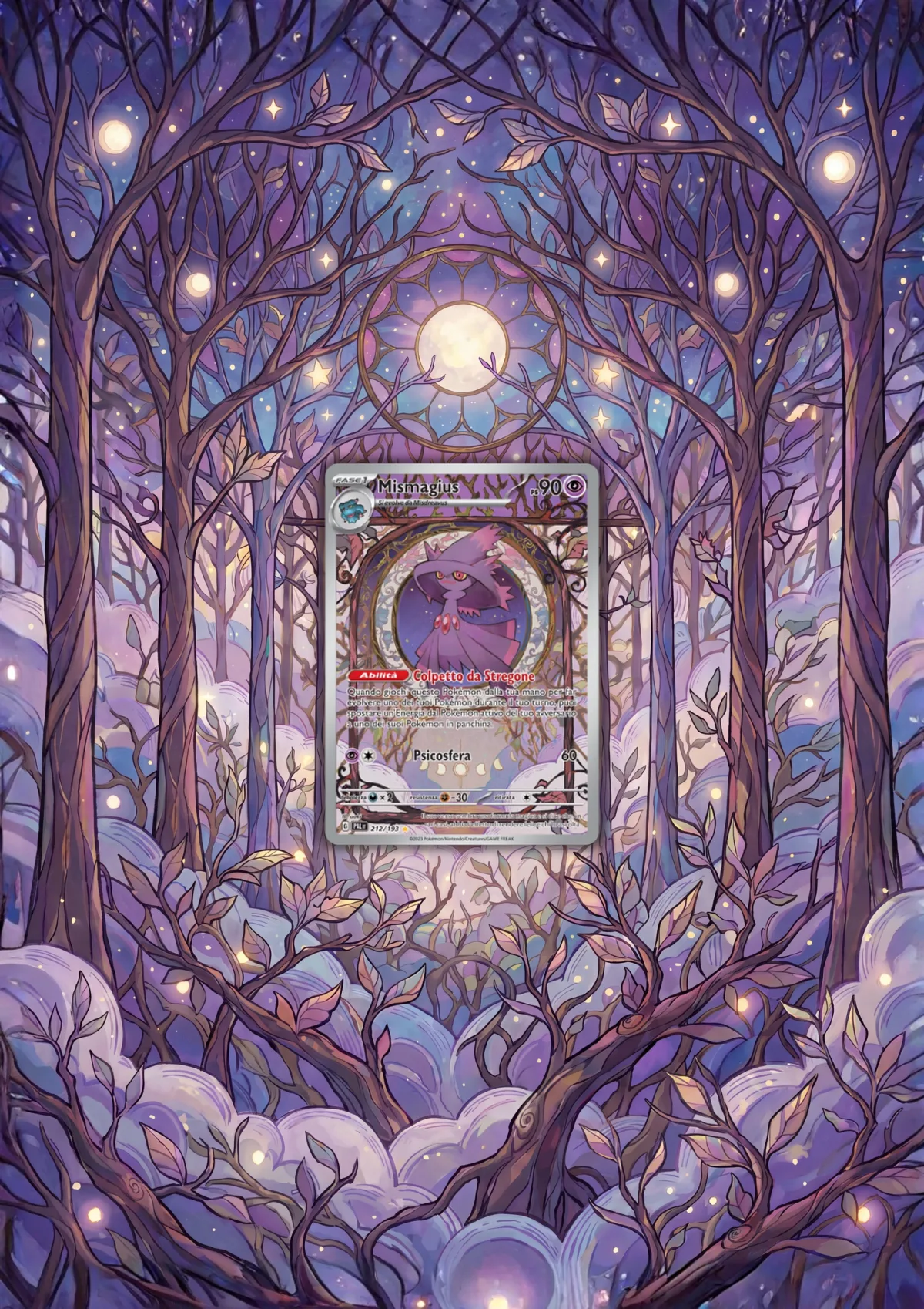 Extended art Mismagius — Paldea Evolved · Frame | CaliffoCustomTCG