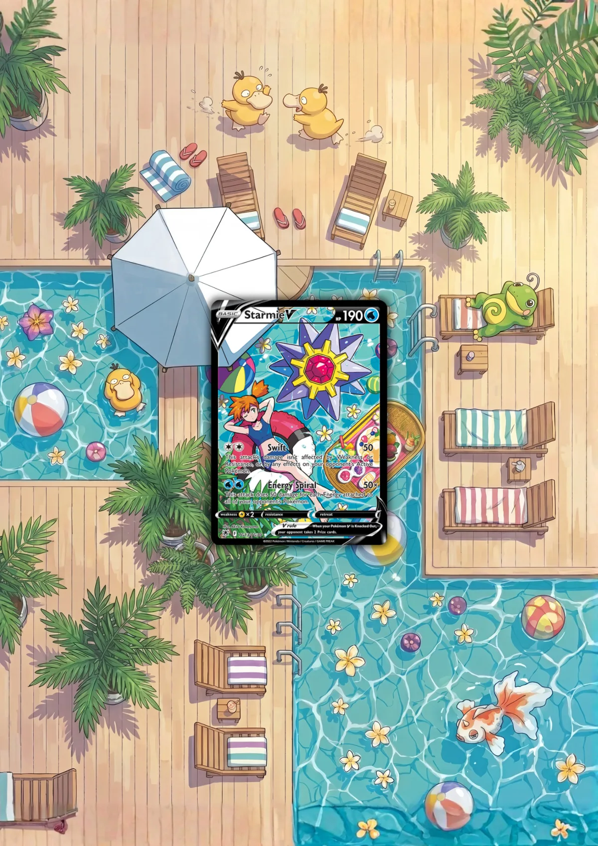 Extended art Starmie — Astral Radiance · Frame | CaliffoCustomTCG