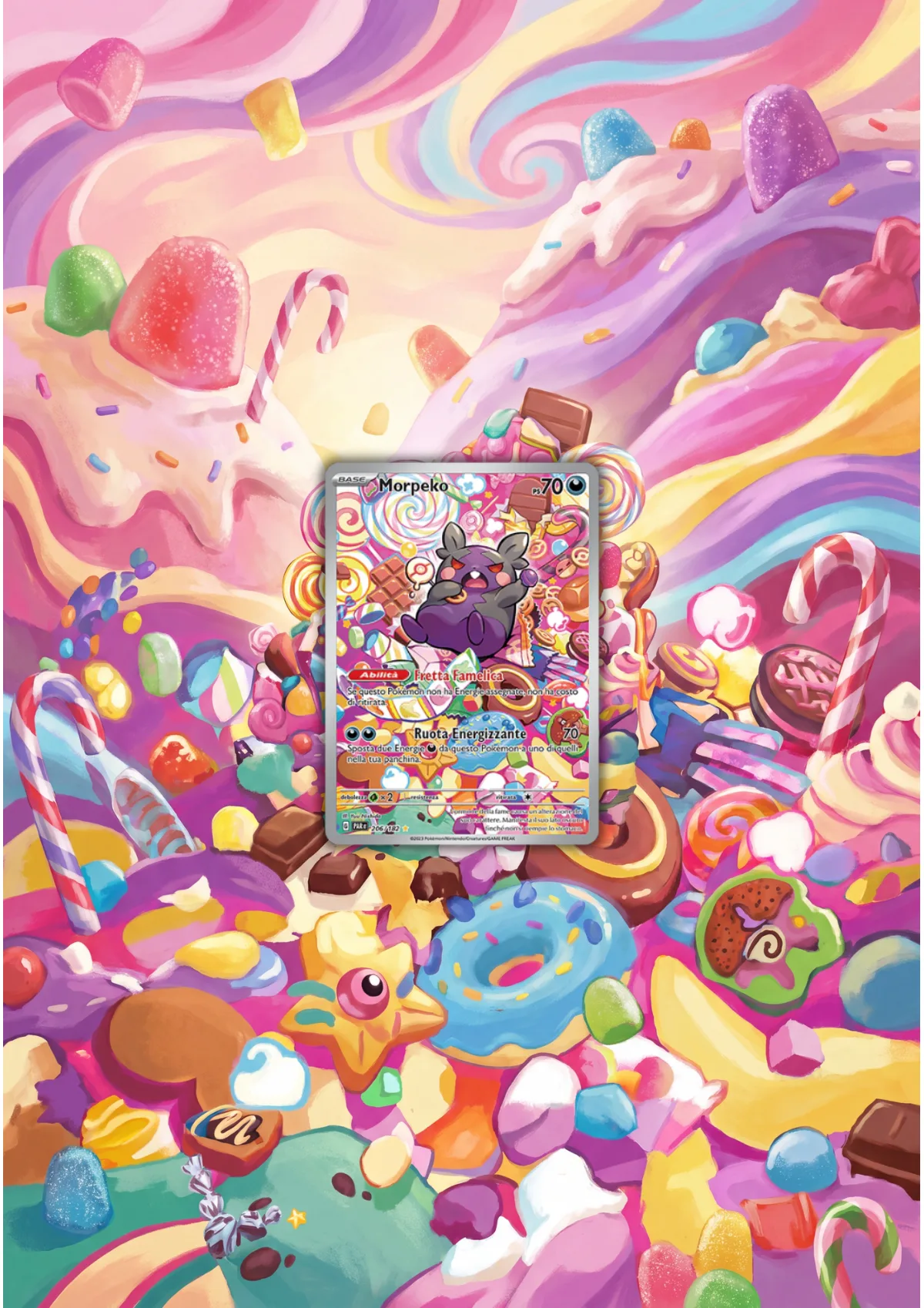 Extended art Morpeko — Paradox Rift · Frame | CaliffoCustomTCG