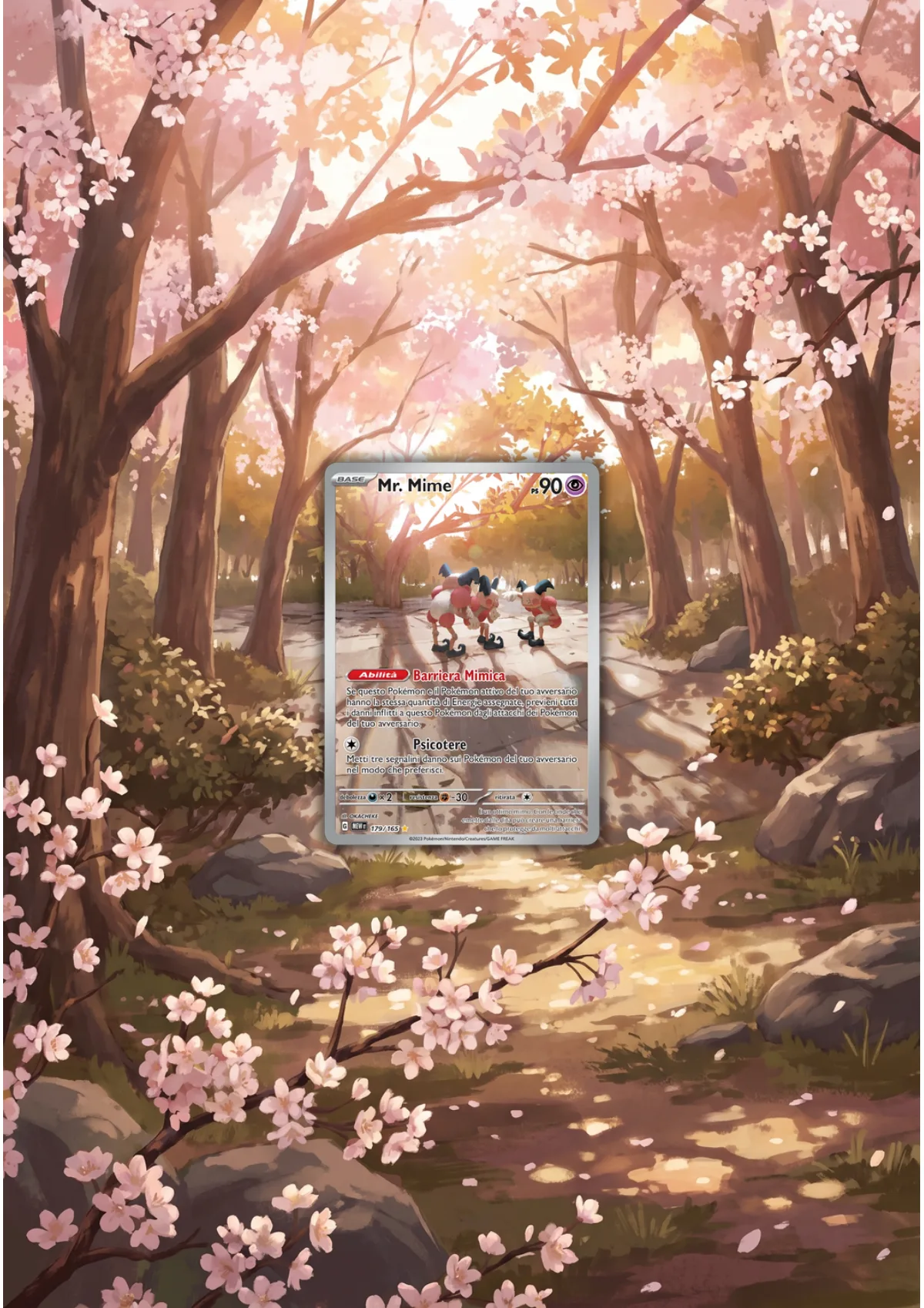 Extended art Mr Mime — Pokemon 151 · Frame | CaliffoCustomTCG