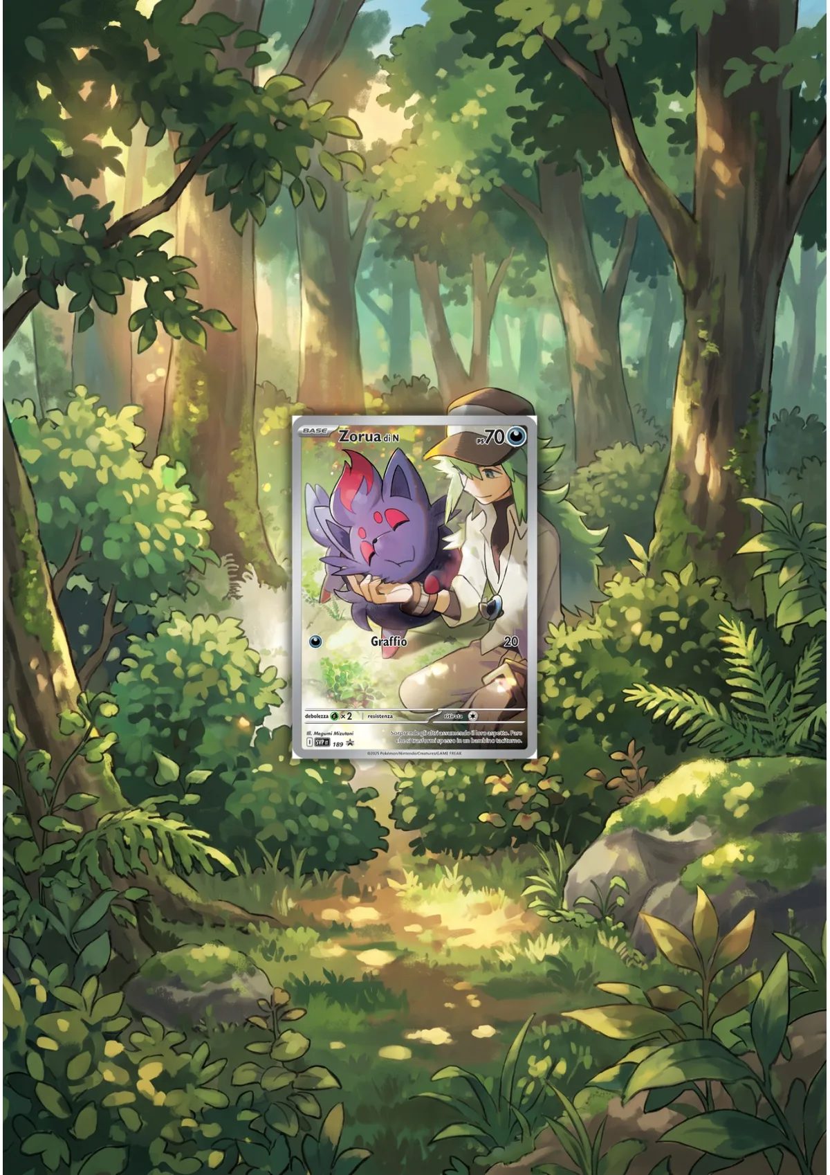Extended art N's Zorua — Scarlet & Violet Promos · Frame | CaliffoCustomTCG