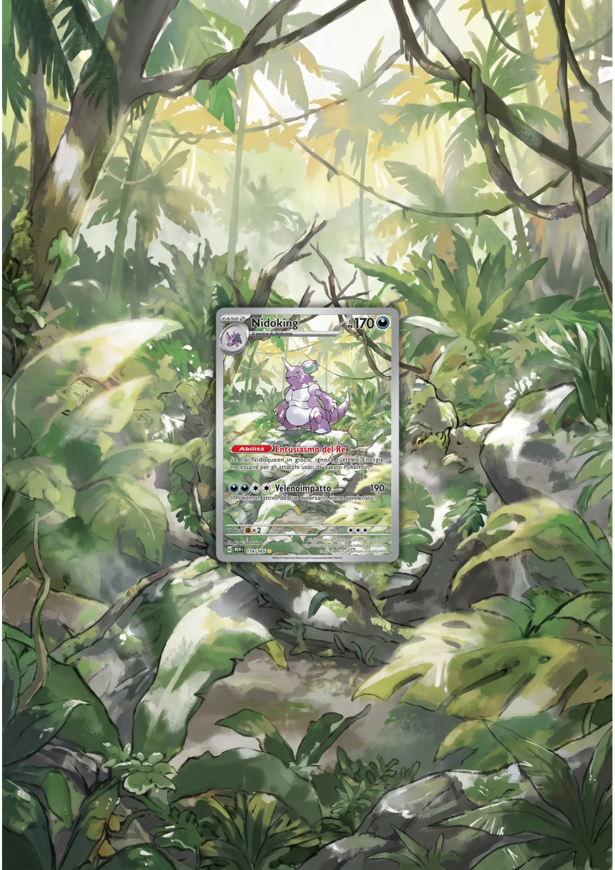 Extended art Nidoking — Pokemon 151 · Frame | CaliffoCustomTCG