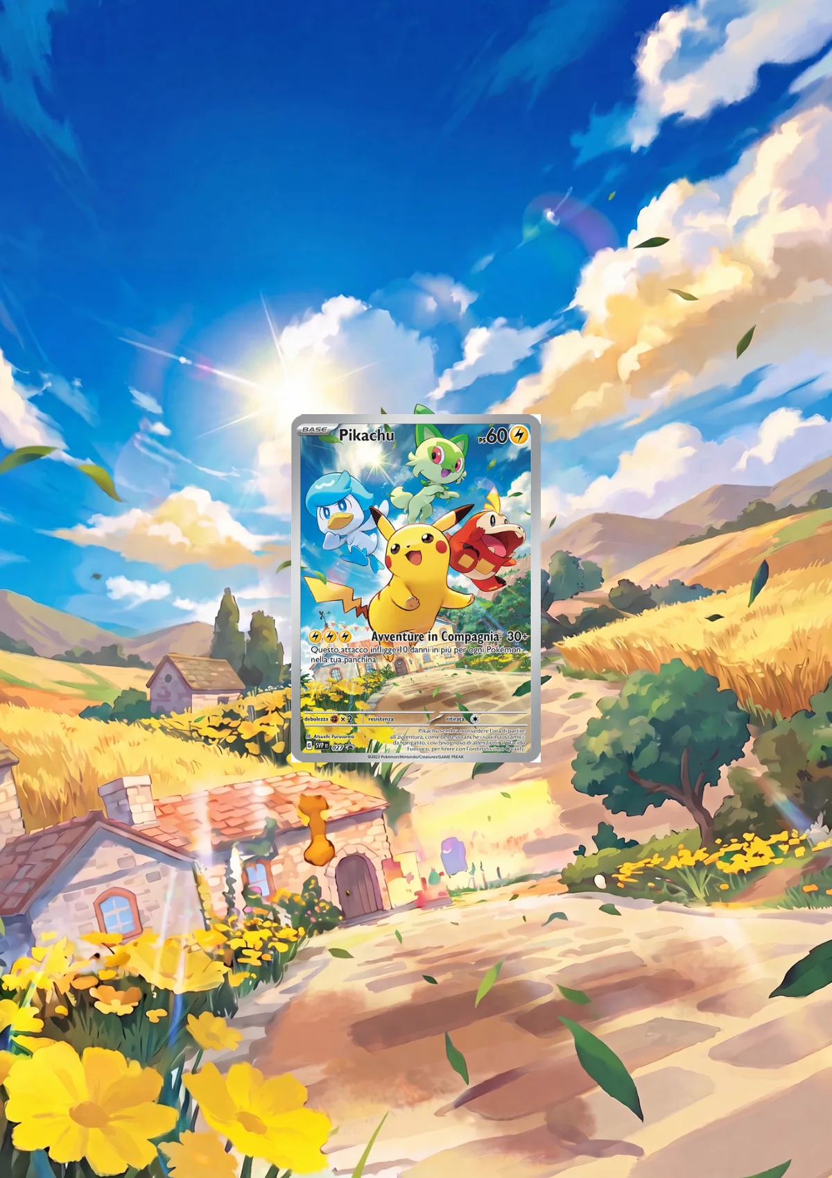 Extended art Pikachu — Scarlet & Violet Promos · Frame | CaliffoCustomTCG